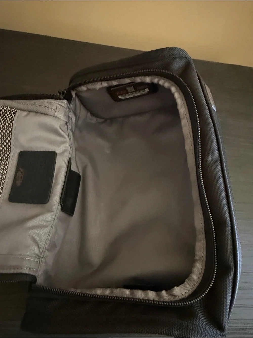 Tumi Black Nylon Alpha Travel Kit